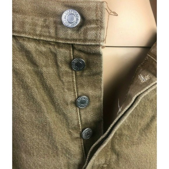 Levi's Strauss & Co 501XX Button Fly WPL-423 Original Riveted Size W42xL30 - Picture 4 of 11
